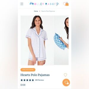 Roller Rabbit PJ set and Clip